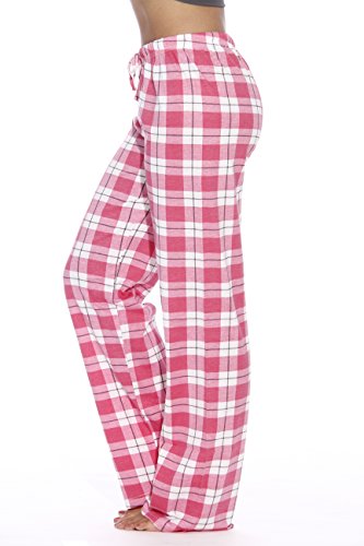 Image of Just Love Women's 100% Cotton Plaid Pajama Pants, Jersey Knit Sleep and Lounge PJ Bottoms