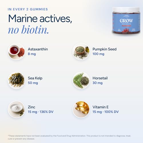 Akasha Superfoods Grow Hair Gummies
