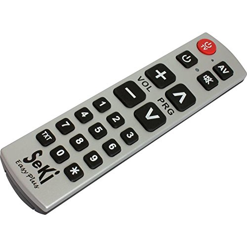 SeKi Easy Plus lernfähige Universal-Fernbedienung silber/schwarz