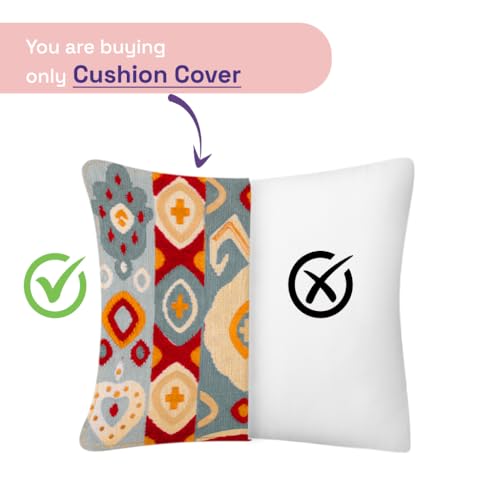 Image of Wakefit Designer Cushion Cover | 16x16 inch | Velvet Fabric | Machine Washable | Pack of 1 | Fur Brown
