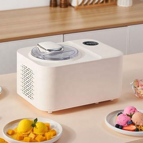 Eismaschine, Softeismaschine ohne Vorgefrieren mit LCD-Display, 1,2 Quarts Edelstahl-Innenraum, Maschine zur hausgemachten Eismaschine, leicht zu reinigen, for Kinder, Frozen Yogurt, Gelato, Sorbet – Bild 3