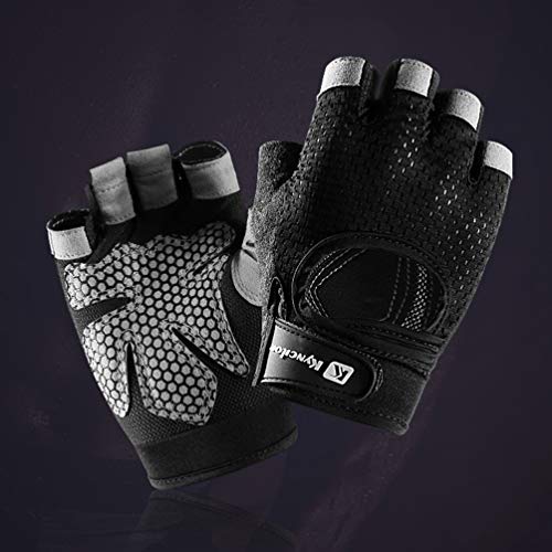 CLISPEED Luvas de ciclismo masculinas para ciclismo de montanha com almofada de silicone para absorç