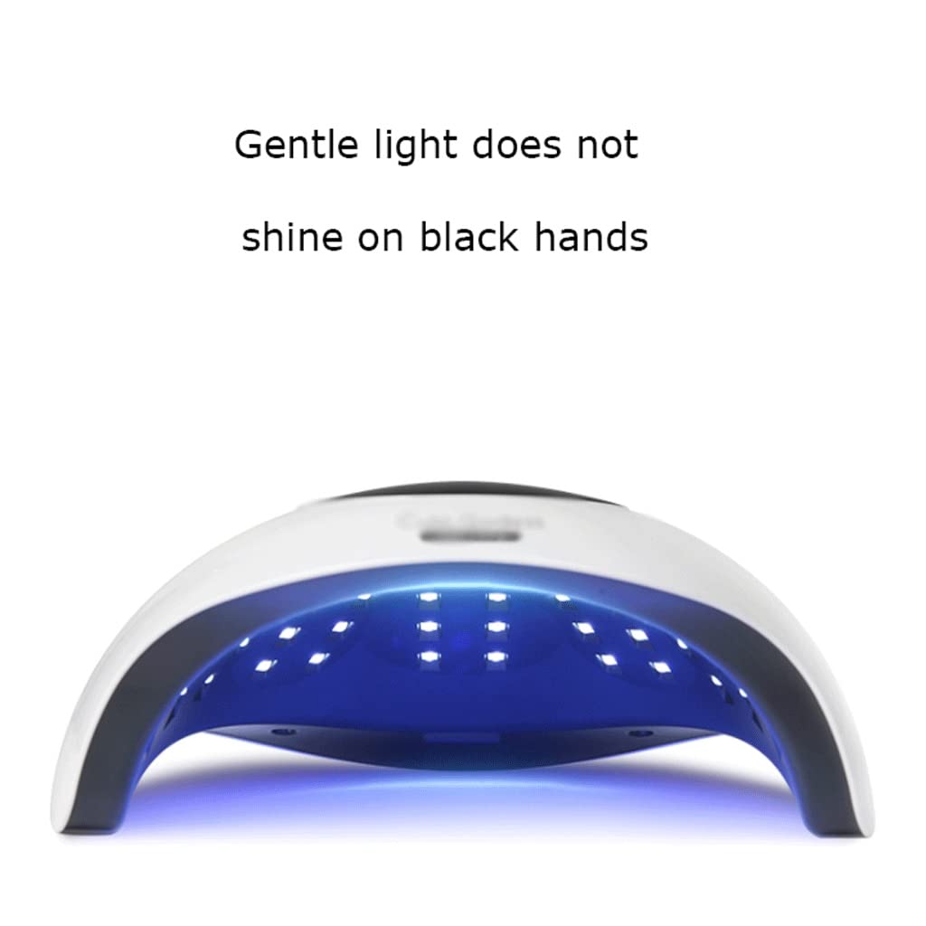 Lampada per Unghie Lampada per Unghie a LED UV Lampada per Unghie a induzione a infrarossi Lampada per Unghie Anticaduta in ABS Portatile con Pulsante a Sfioramento per Asciugare Rapidamente Tutta l