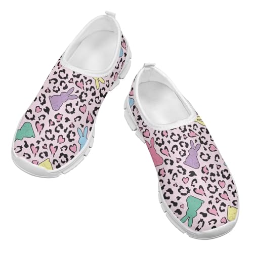 Casual Slip On Flats Sneakers for Boys Girls,Children's Low-Top Skateboard Shoes Outdoor Sport Training Shoes4