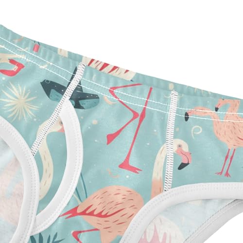 Flamingo Christmas Pink Slate Baby Boys Soft Kids Underwear Cute Children Panties4
