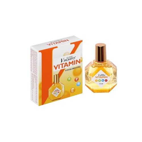 VRohto Vitamin B6 K Na E Eye Drops 13ml for Blurry Fatigue Eyes Thuoc