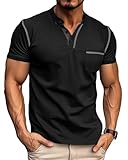 Tissu: 60%Coton+35%Polyester+5%Élasthanne, doux et respirant. Chemise golf homme sont disponibles en 5 couleurs: noir, vert, gris, kaki, navy. Tailles: M à 3XL.