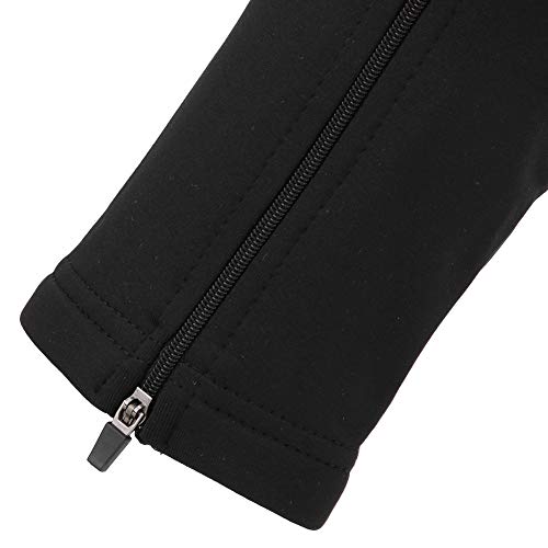 Meias de ciclismo, calças de ciclismo de inverno, escalada para ciclismo (preta, G)