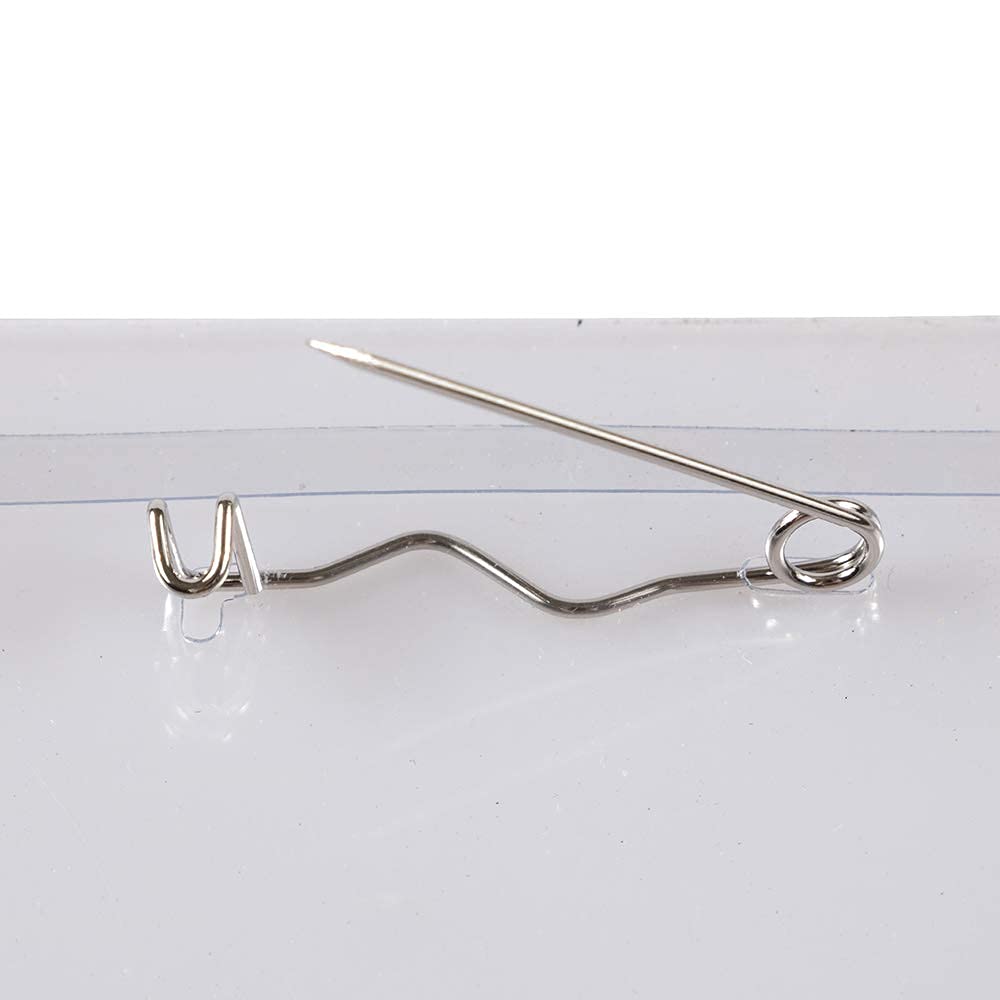 jam paper plastic name tags with pin - 3 5/8 x 2 1/4 - clear - 24/pack