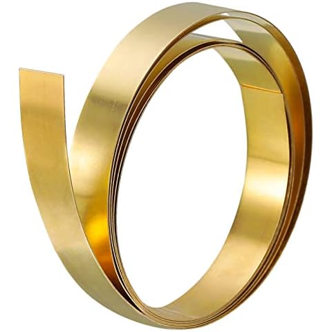 sourcing map Brass Foil Roll for Crafts Cover