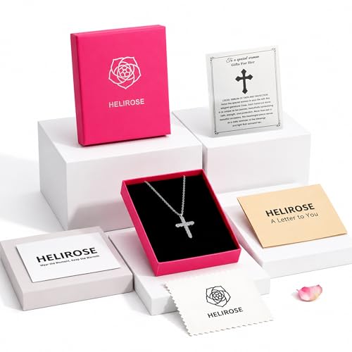 50% Off Helirose 18K Gold Cross Necklace for Women - Image 7