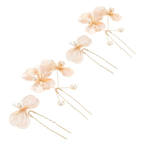Horquillas de flor para novia WOONEKY accesorios de boda con detalles de filigrana