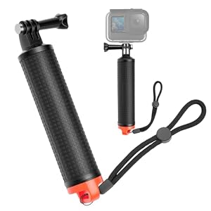 Poignée Flottante Accessoires, Support Poignée Antidérapante pour Ace, Ace Pro, 2, GO 3, 3S Ultra, X2, X3, X4 et X5 Caméras Action