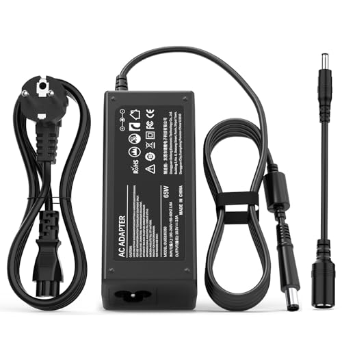 65w für HP Laptop Netzteil Pavilion DV6 DV7 DV5 DV4 G6 G62 G60 G7 8460P 8470P 8470W 6570B 2560P 4540S Probook Elitebook 840 820 G1 G2 6720S Ladekabel Charger 18.5V 3.5A Stromkabel 7,4 X 5,0 mm
