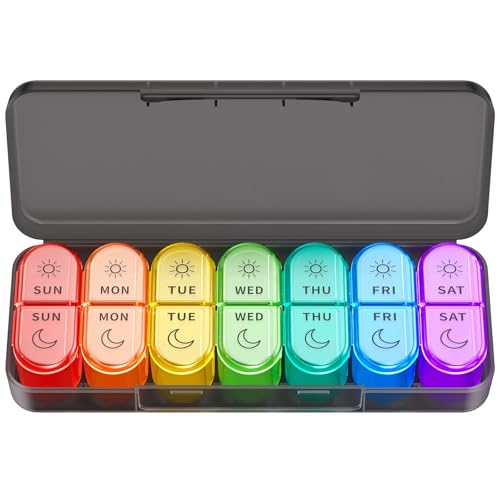 Windtrace Pill Boxes 7 Day 2 Times a Day Large Weekly Pill Organiser