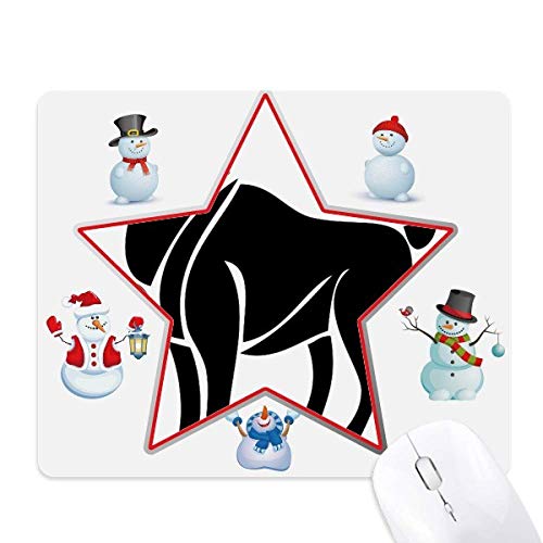 Tapis de souris astrologie constellation et bonhomme de neige, idée cadeau Bélier