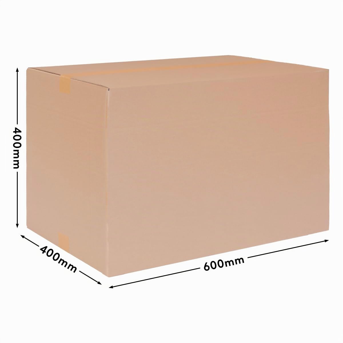 verpacking cartons 60 x 40 x 40 cm à hauteur variable marron KK-109 à simple cannelure – boite postale carton pour marchandises de grande taille (25 pièces)