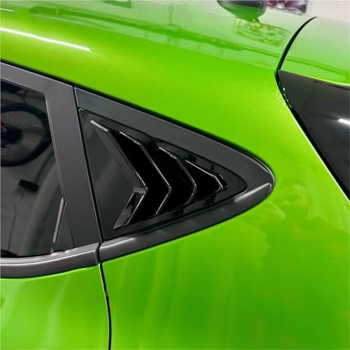 Pasuje do Ford Fiesta MK8 2018 2019 2020-2023 czwarta część żaluzji tylnej szyby osłona boczne wykończenie nawiewu Zasłony Osłonowe(Carbon Fiber Look)