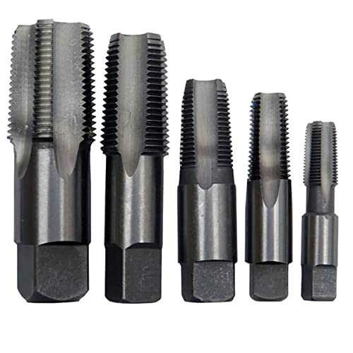 Carbon Steel NPT Pipe Tap Set 5 Piece