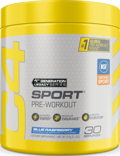 C4 Sport Pre Workout Powder with 135mg...