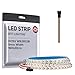 BTF-LIGHTING WS2812B IC RGB 5mm Ultra Narrow LED Strip 2020SMD DC5V Individually Addressable 3.2FT 160Pixels/m 160LED Dream Color Tape Light for Home DIY Decoration IP30 (No Adapter or Controller)