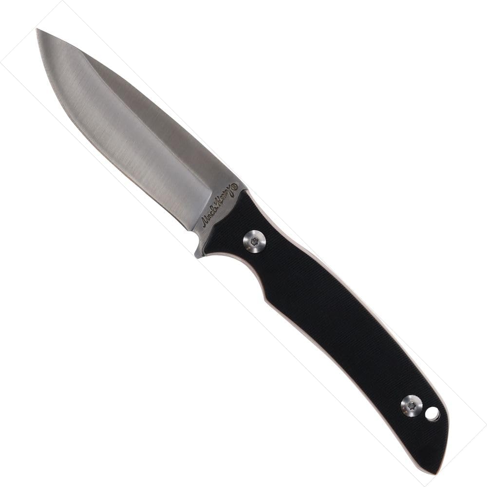 Uncle Henry Fixed Blade Knife with Lighter and Cigar Cutter in Gift Tin