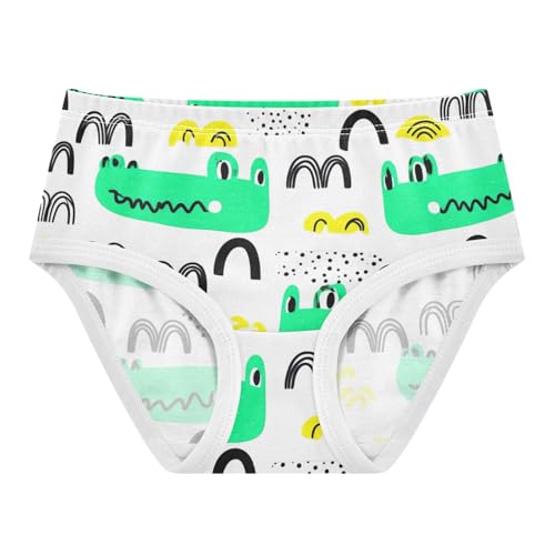 Animal Toddler Girls Underwear 2t Cotton Panties Little Girl Cute Green Crocodile Kids Briefs Undies