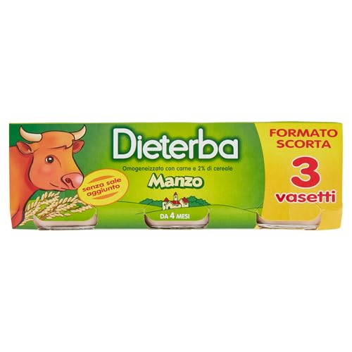 Dieterba homogénéisé Manzo 3x80g