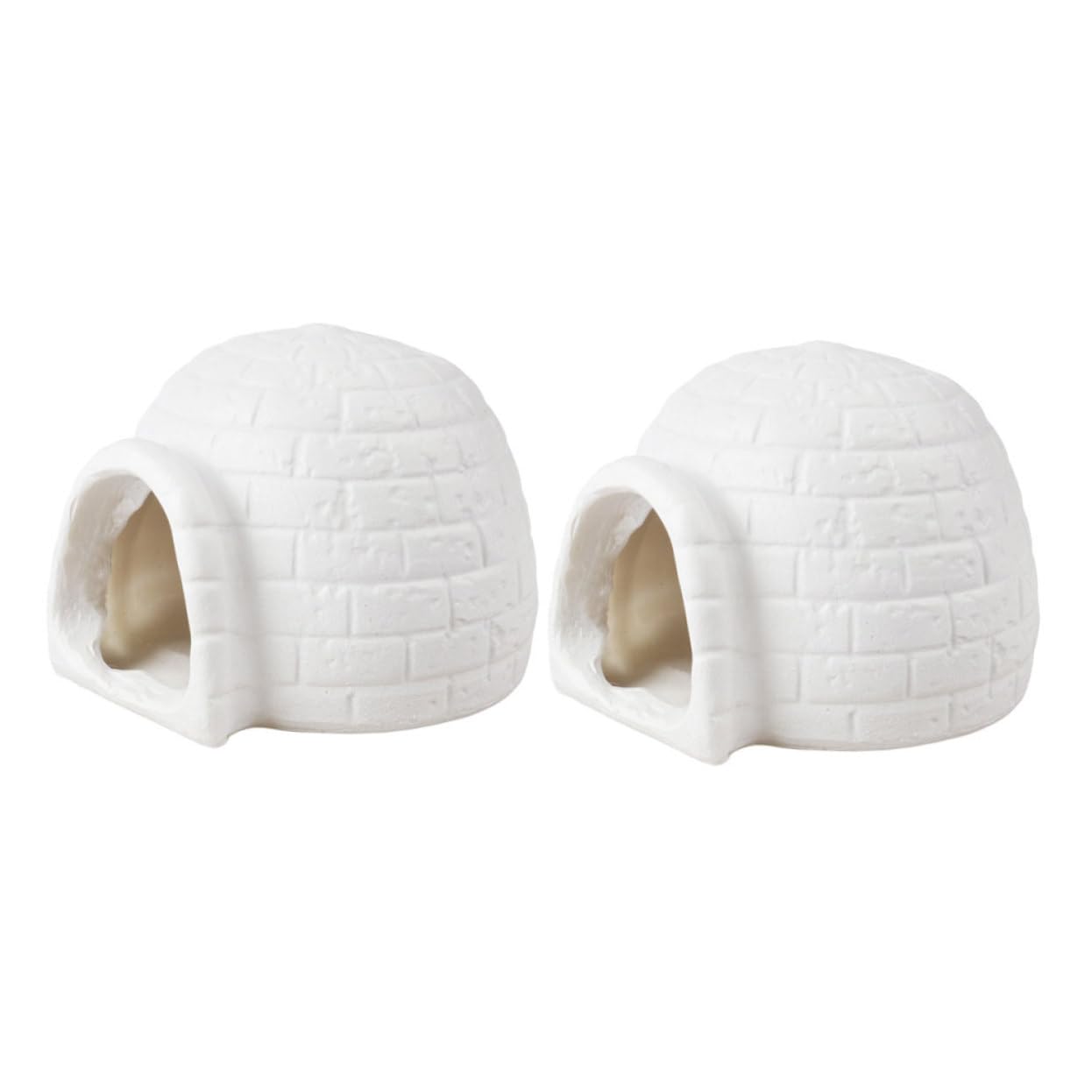 ibasenice Simulated Ice House Statue Plastic Igloo Model Christmas Figurines Home Decor