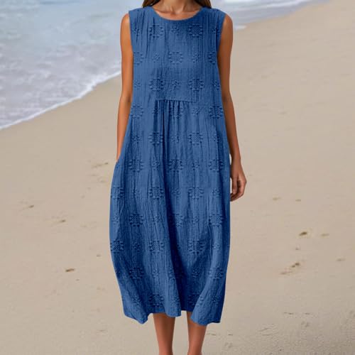 Robe d'été décontractée ample pour rester au frais sans transpirer