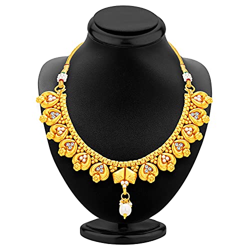 Elegant Plated Necklace Set For Women