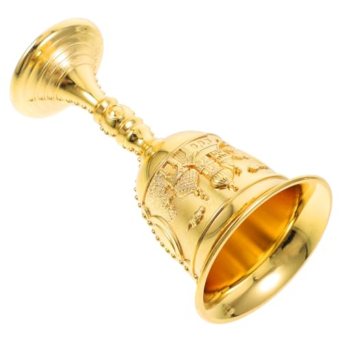 TOYANDONA Copa de Vino Retro de Aleación de Zinc Estilo Castillo Mini Copa de Licor Dorada Vaso Decorativo Resistente para Fiestas Hogar y Bar Vintage
