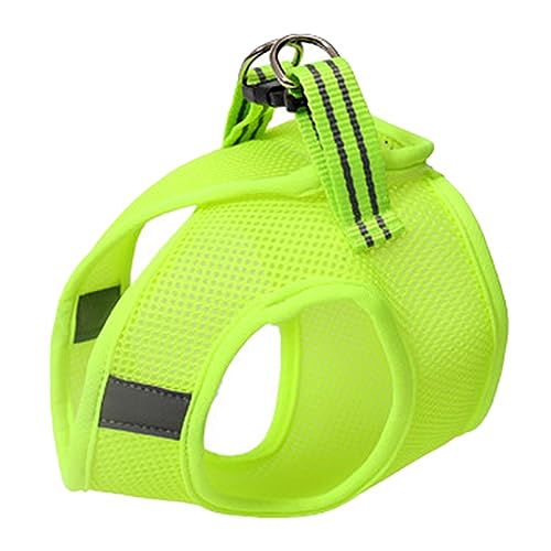 Abaodam Vest Type Cat Harness Breathable and Lightweight Pet Vest for Comfortable Wear Fruit Green Durable and Easy to Harness for Daily Use