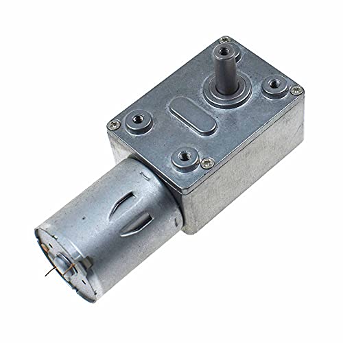 JGY-370 24V DC Worm Gear Motor 24 Volt High Torque Engine 24V for DIY Mini Geared Motor (6 RPM)