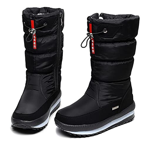 Snow Boots for Women with Zipper – Warm and Waterproof Snow Boots for Women with Zipper – Warm and Waterproof