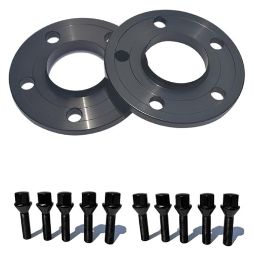 �n�u�t�X�y�[�T�[ �ɓK������G26 2023 14x1.25 �R�[���^�C�v�{���g 10MM/15MM/20mm 5x112 66.6 �z�C�[���X�y�[�T�[ 2��(10mm black-thin)