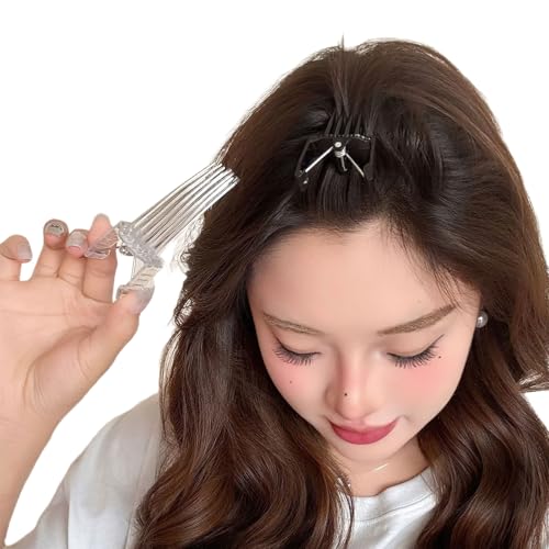 2 Clips Voluminizadores para Cabello Negro y Blanco miniatura 1