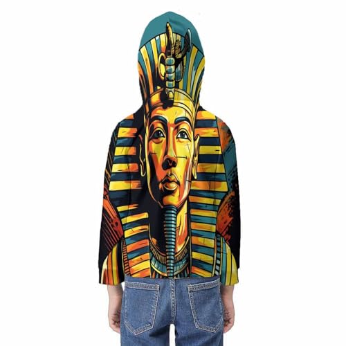 Sweat Le Pharaon impression 3D pull à capuche long pour ado - 6