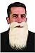 FunWorld White Mustache & Long Beard Costume Accessory One Size