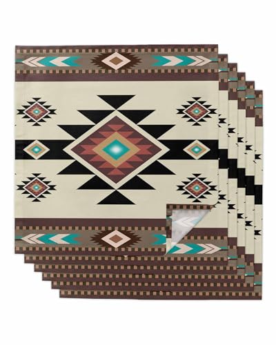 Servilletas de Tela Multicolor Set de 6 50.8x50.8 cm miniatura 1