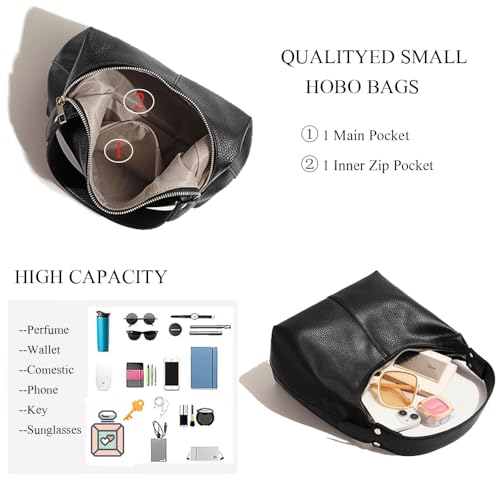 Bolso Hobo vegano para mujer y clutch miniatura 5