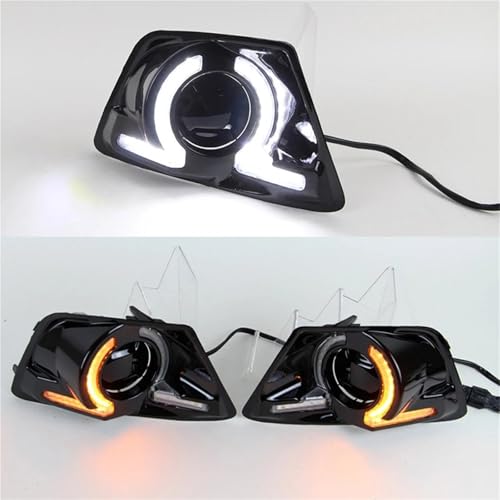 Luz Diurna Impermeable LED para Ford Ecosport 2014 con Intermitentes Dinamicos 2