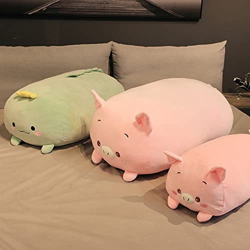 Jensquaify Pig Plush Pillow Soft Pig Stuffed Animal Toy Piggy Body Pillow, 33.5" #TOP5