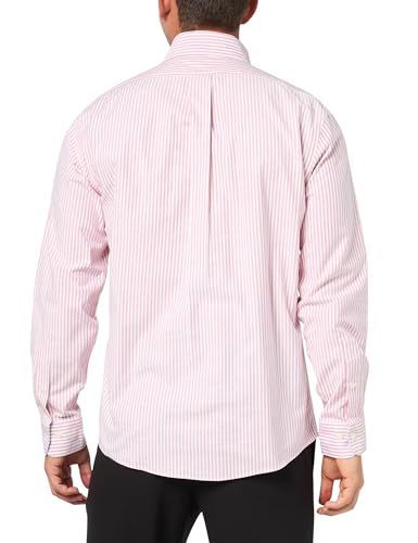 Brooks Brothers Men's Non-Iron Stretch Oxford Sport Shirt Long Sleeve Stripe2