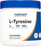 Nutricost L-Tyrosine Powder 100 Grams (100 Servings) - 1G per Serving