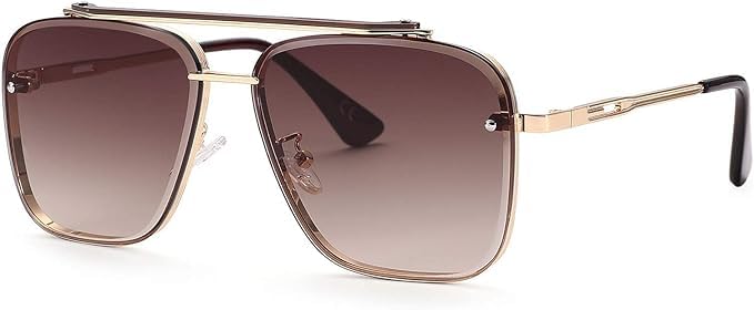 Image of Desire Rocky Square Sunglasses for Men KGF Yash Style UV Protection