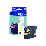 Brother Original Tintenpatrone LC-123Y Original-Zubehör, Gelb