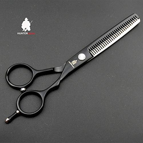 Miniatura 6 de ht9122 6" Professional Barber Razor Edge Tijeras para Salones de peluquería de corte con tensión ajustable, hecha de acero inoxidable japonés 440 C