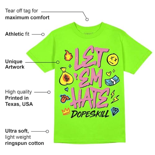 Image of DopeSkill Graphic Tee Streetwear Hip Hop Hypebeast Unisex T-Shirt Sneaker Colour Matching Shirts Inspired Motivation Quotes