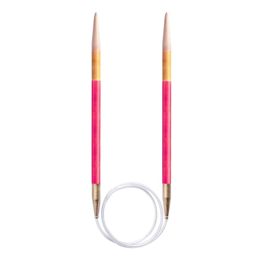 Pony Flair Circular Knitting Needles Wood 60cm 6mm - 1pc